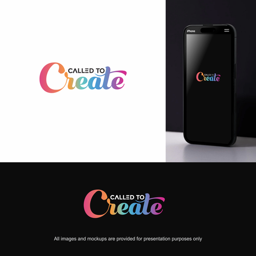 "Called to Create" Logo Design Diseño de Natasa N A