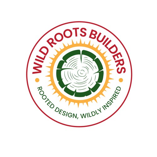 Logo for Wild Roots Builders – Eco-Friendly, Whimsical Outdoor Spaces Design by websmartusa