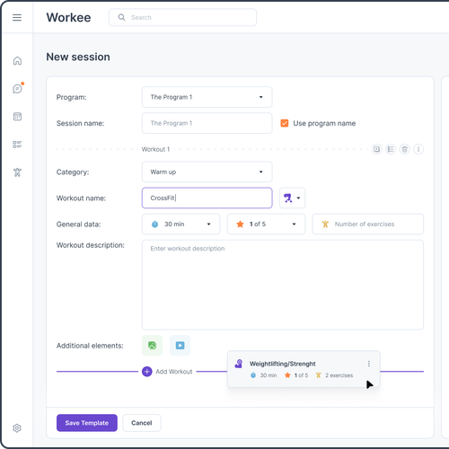 Website Design for a Personal Trainer Workout Platform Design by FaTiH™