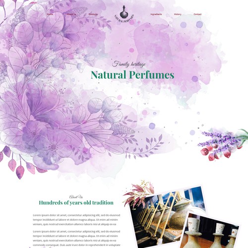 Web page design contest entry by andrei2709