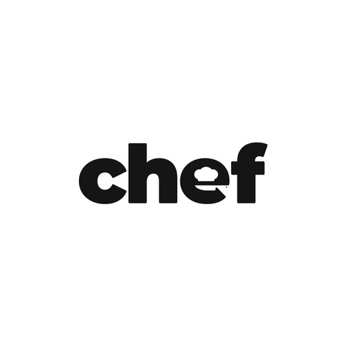 "CHEF": Food & Cooking Social Media Logo Design by Wanderline