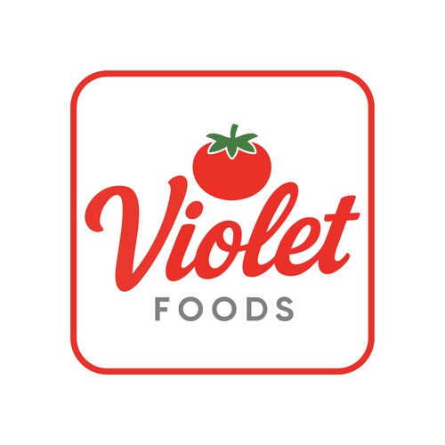 Violet Foods Logo Design by DevDevit   ★ ★ ★ ★ ★