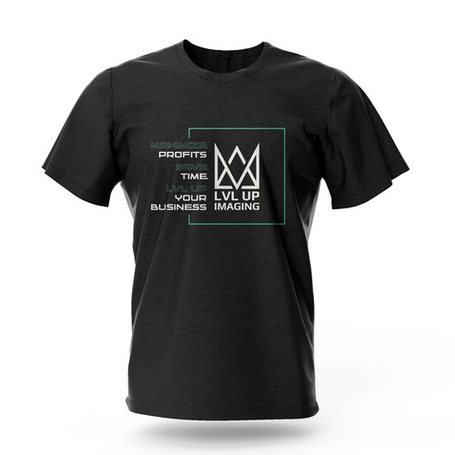 コンペ「New Shirt Design for LVL Up Imaging」のデザイン by Bee Manさん 