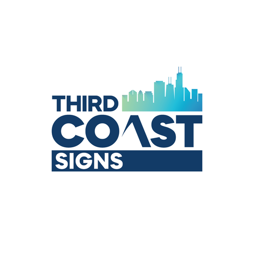 New vibrant business logo and branding for a sign making company serving Chicago Design by NinjaMouse™