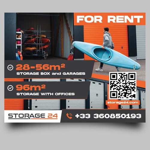 Creative banner design for a storage company Design by deehage