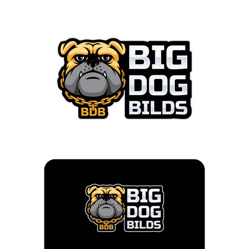 Big Dog Builds Logo Design by Rozart ®