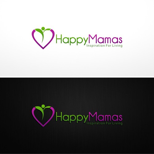 Create the logo for Happy Mamas: "Inspiration For Living" Design por putracetol