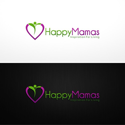 Create the logo for Happy Mamas: "Inspiration For Living" Réalisé par putracetol