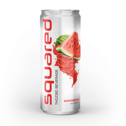 Clean - edgy beverage can for THC / CBD drink Design by SONUPARMAR