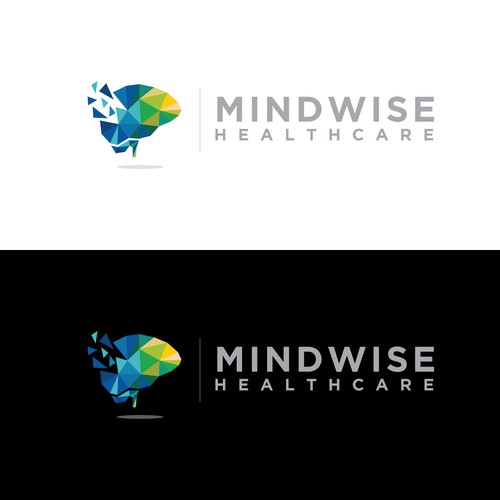 Create a logo for a startup brain health clinic (Mindwise Healthcare) Design by Custom Logo Graphic