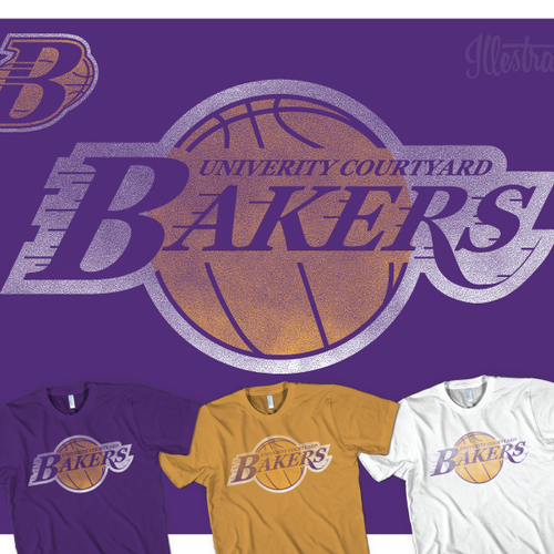 Parody of the LA Lakers logo | T-shirt contest