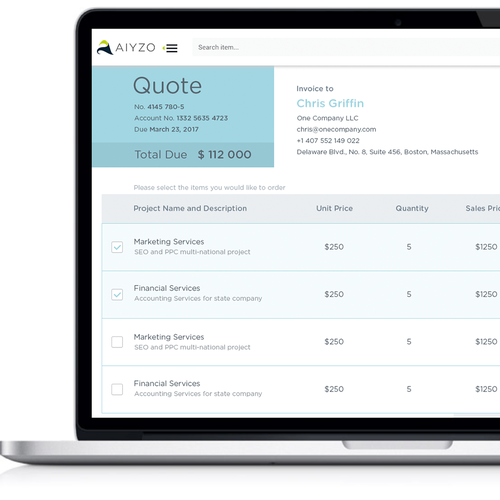 UI/UX Design for a Price Quoting Software Design by teoser