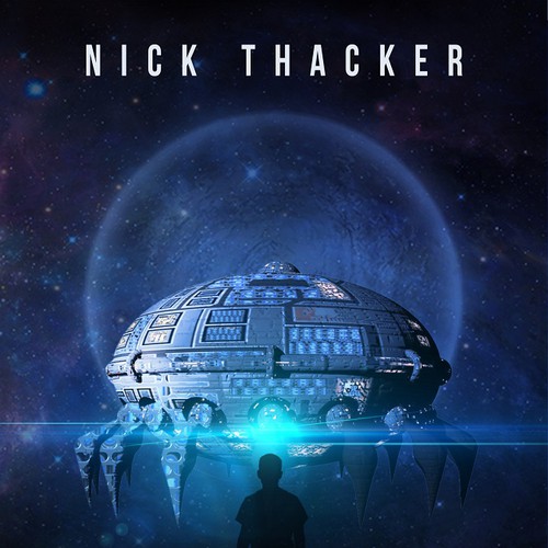 Thriller/Sci-Fi Book Cover Design in Award-Winning Author's Series! Design by sugarskullbaby ☠