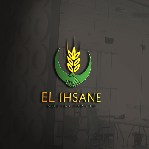 "Create a modern logo for El Ihsane Social Center" winning Logo design
