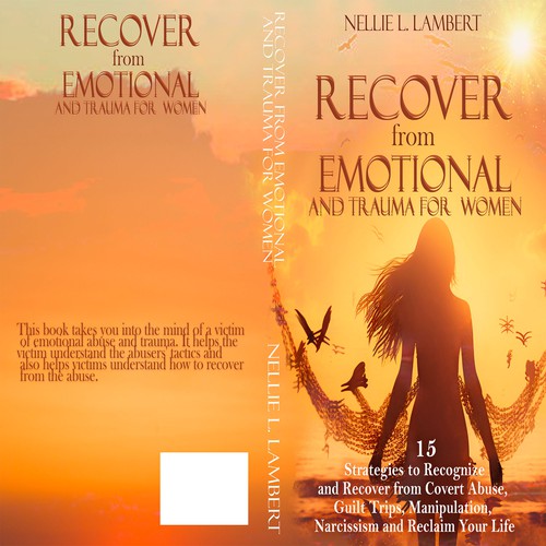 Help for women who are suffering from emotional abuse and trauma. Design by Books That Sparkle