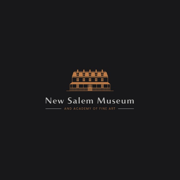 Classic and luxury logo for New Salem Museum