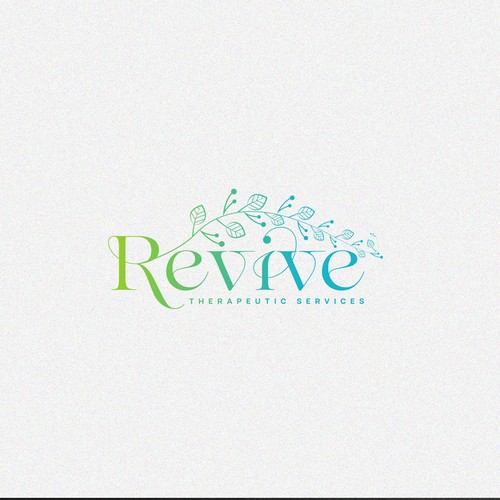 Looking for a modern, refreshing logo for Revive Therapeutic Services Design réalisé par S H A Y