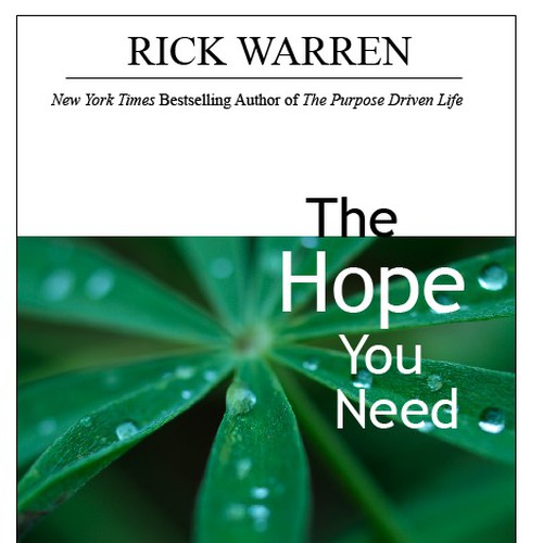 Design Rick Warren's New Book Cover Diseño de zorastyrian