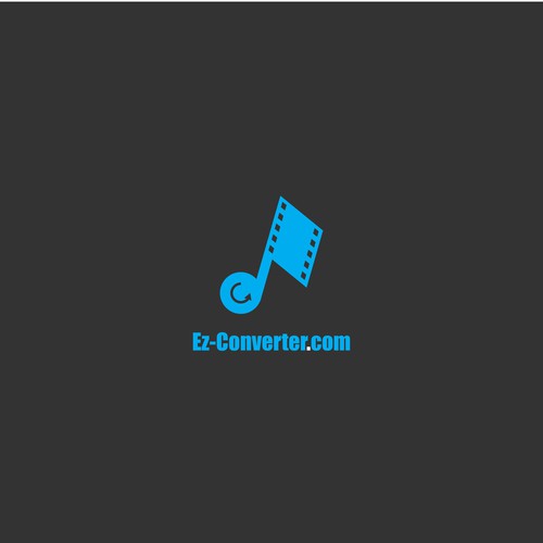 ez-converter logo: audio to video Design by Alam_H