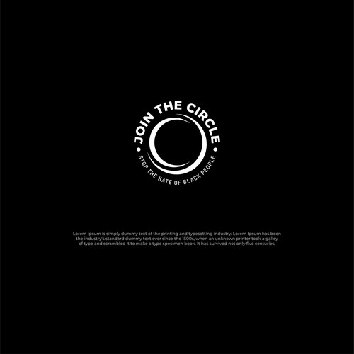 Anti racism logo Design by GoodGraphicDesign