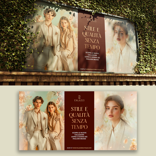 Luxury Clothing Signage Design