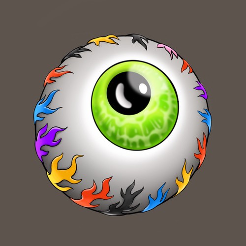 Techno Eyeball Design Design by Abrahamnaji