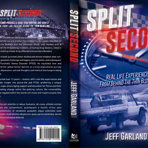 Creating An Impactful Cover Design For My First Book Split Second About My Policing Experiences Book Cover Contest 99designs