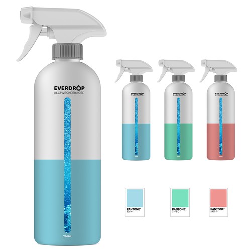 Design Premium Spray Bottle and Packaging for Cleaning Supplies por gs-designs