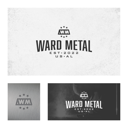 Rustic and rugged logo needed for new metal fabrication company Design by Tarek Salom