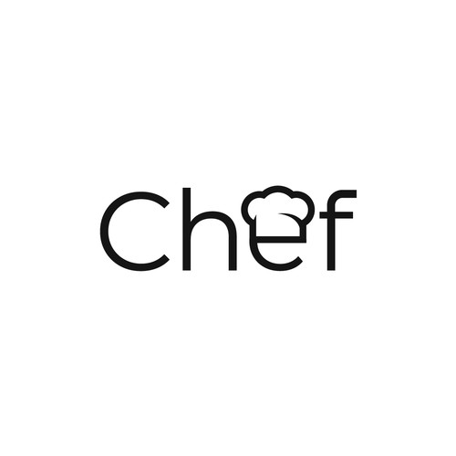 "CHEF": Food & Cooking Social Media Logo Design by Wanderline