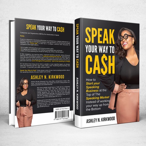 Design di Design Speak Your Way To Cash Book Cover di SafeerAhmed