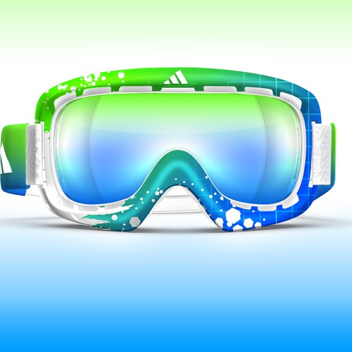 Design adidas goggles for Winter Olympics Design by riddledesign