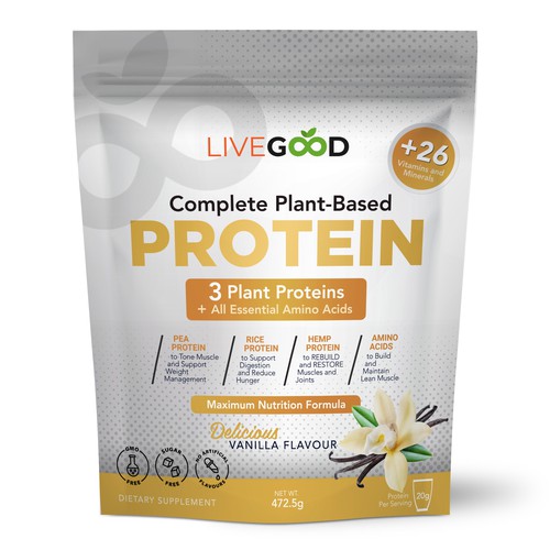 ***GUARANTEED PRIZE*** - LABEL DESIGN for Protein Powder -*****NEW***** Design by ag16