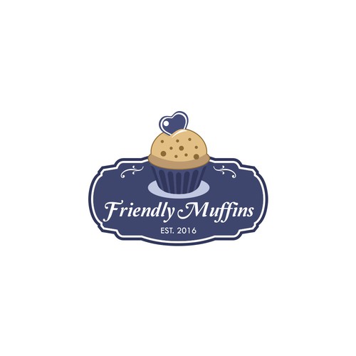 Logo for Friendly Muffins Logo Design Wettbewerb