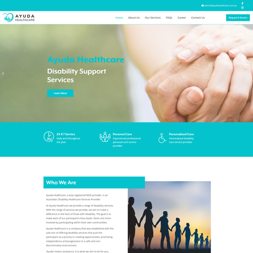 WordPress theme design contest entry by Salman565
