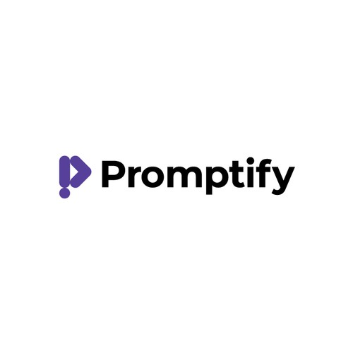 Modern, Simple and Sleek Logo for Promptify.com Design by visualqure
