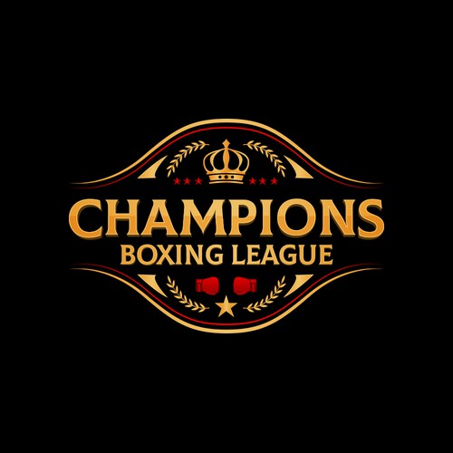 Champions boxing league logo, Logo design contest