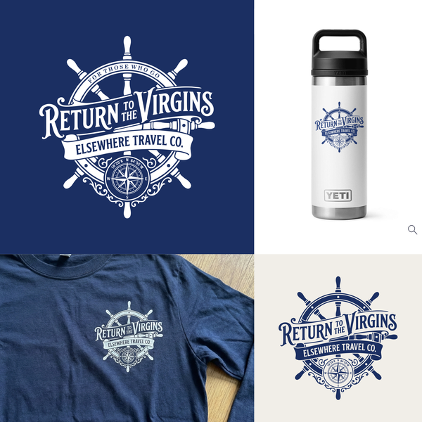 Design by Yellow Quote titled "Return to the Virgins Retro Design"