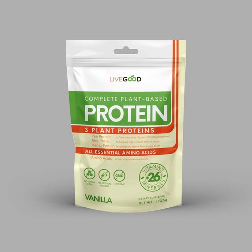 ***GUARANTEED PRIZE*** - LABEL DESIGN for Protein Powder -*****NEW***** Design by JamPasir