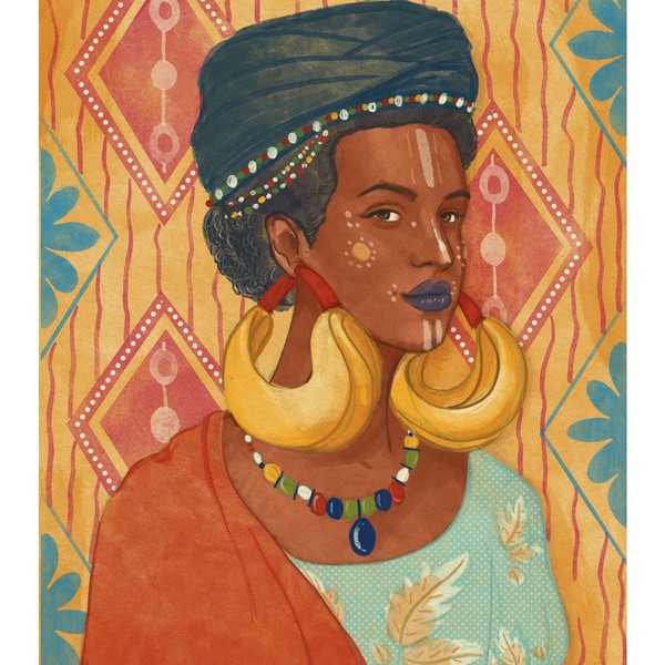 Design réalisé par khieriek et intitulé "Portrait of Fulani Woman"