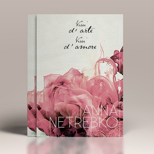 Illustrate a key visual to promote Anna Netrebko’s new album Ontwerp door Aubergine Designs