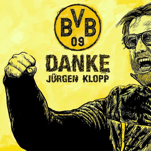 99designs Community Contest! Create a great Thank You illustration for the one and only Jürgen Klopp Design von Salvador Barrón