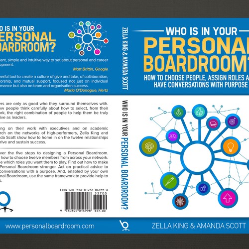 Design a book cover for "Who is in your Personal Boardroom?" Design by ArtSpark