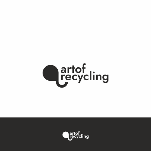 Logo design for a brand-new design and art project within tire recycling. Design by helcapitano