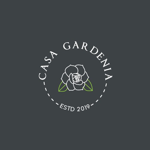 Casa Gardenia Logo Design by Divya Balu