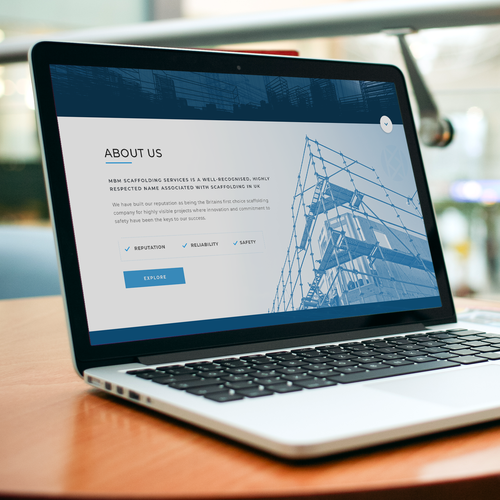 Smart, Clean, Professional - Scaffold Company Website Design by Antons Collective