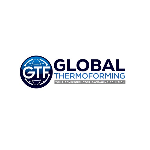 GTF Semiconductor packaging logo Design by 369 Design