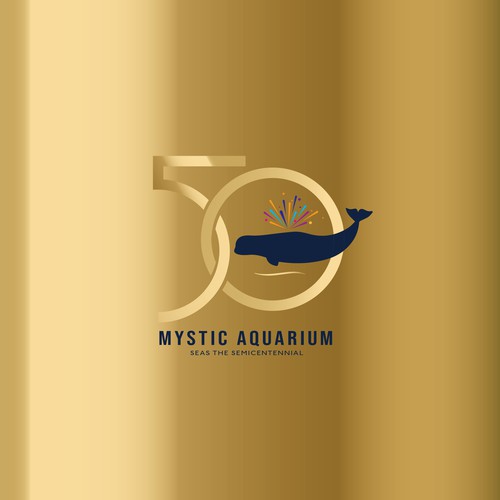 Mystic Aquarium Needs Special logo for 50th Year Anniversary Design von D.Silva