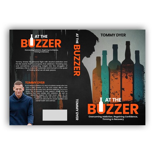 Book cover for inspirational, comeback story out of addiction into recovery! Design by Trzy ♛