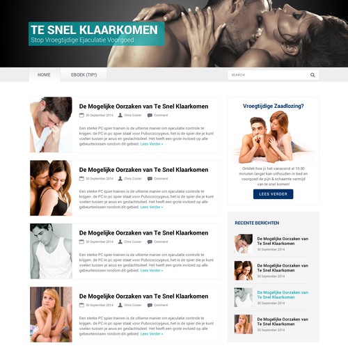 Dutch wordpress premature ejaculation website design guaranteed